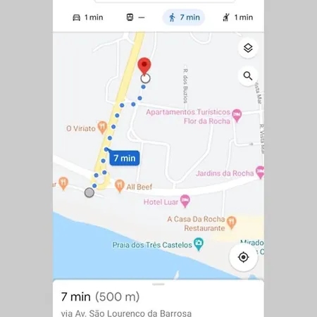 アパート Areias Da Rocha - 500 M From The 3 Castelos Da Rocha ポルティマン